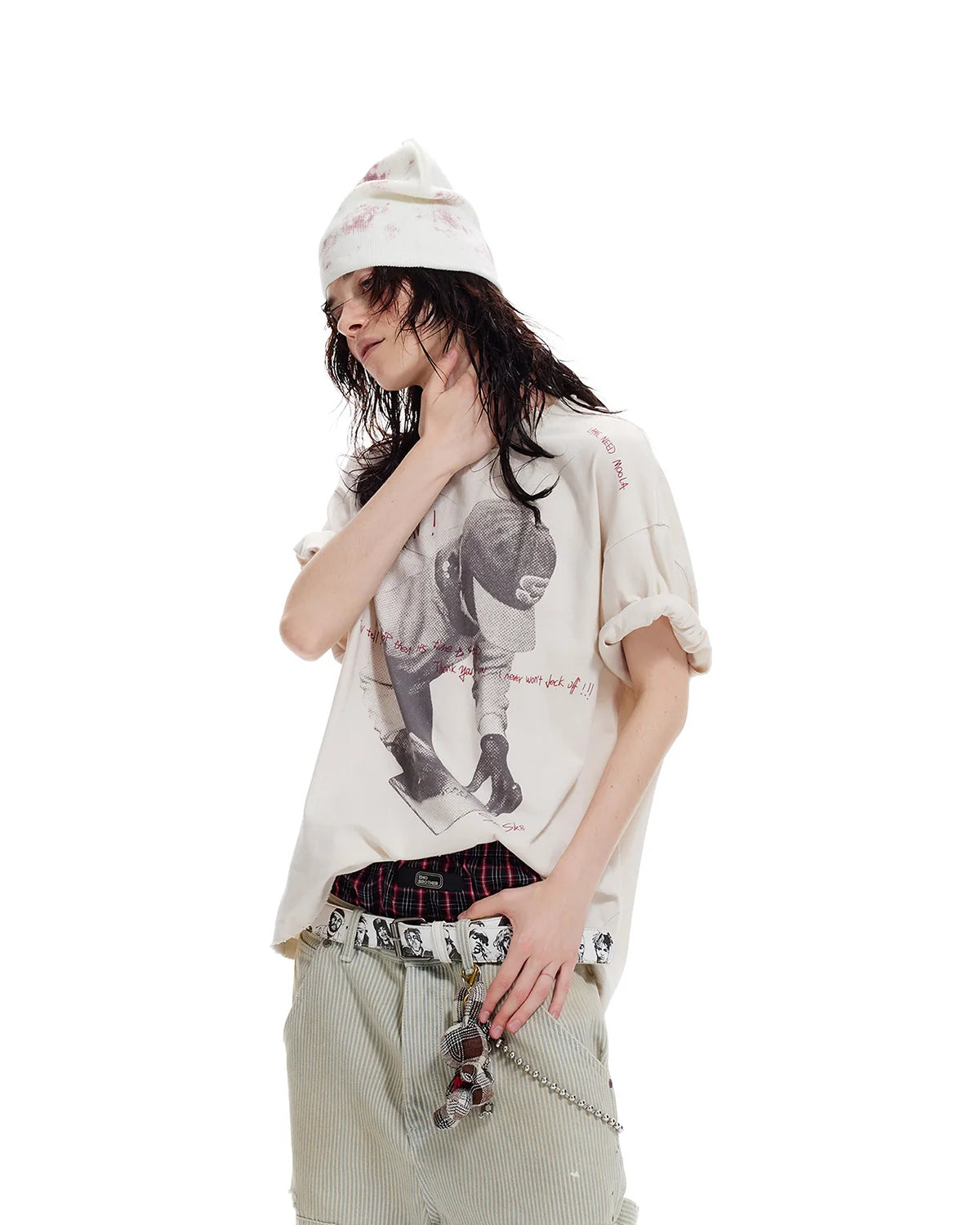 LNM “Study Don’t Jack Off” Faded Graphic Tee