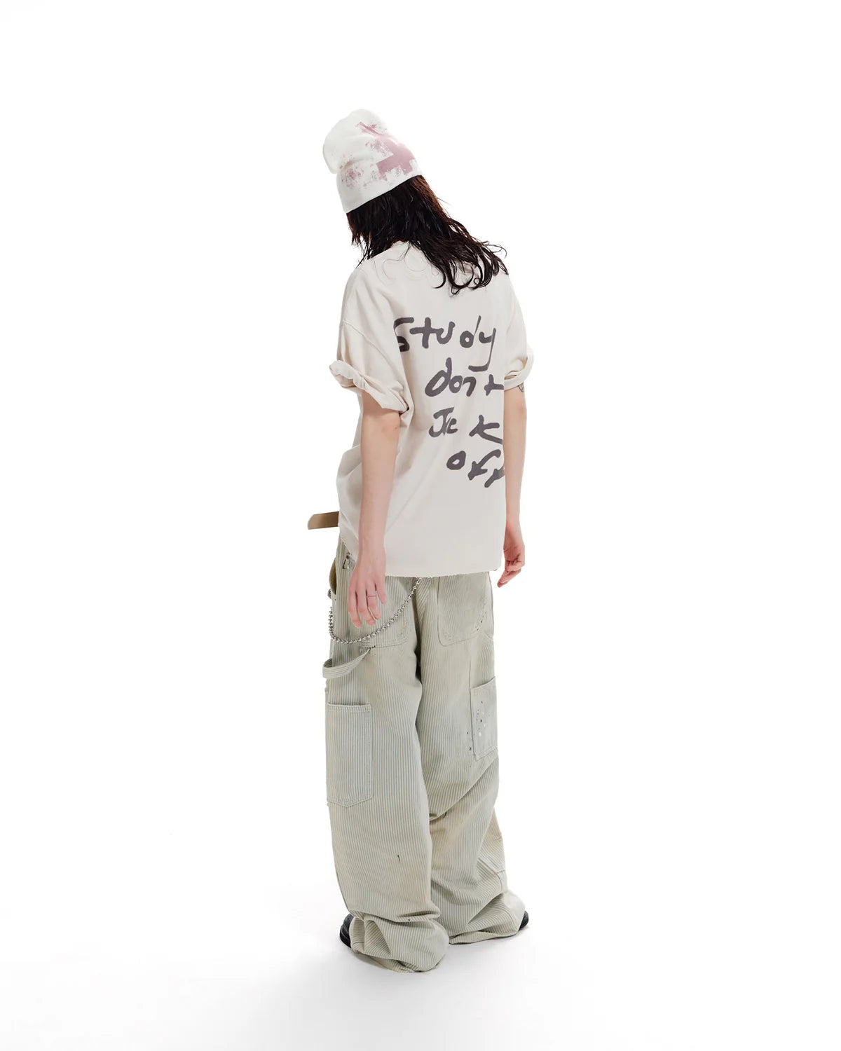 LNM “Study Don’t Jack Off” Faded Graphic Tee