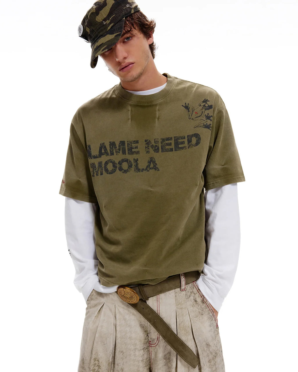 LNM Hand-Tie-Dyed Washed T-Shirt