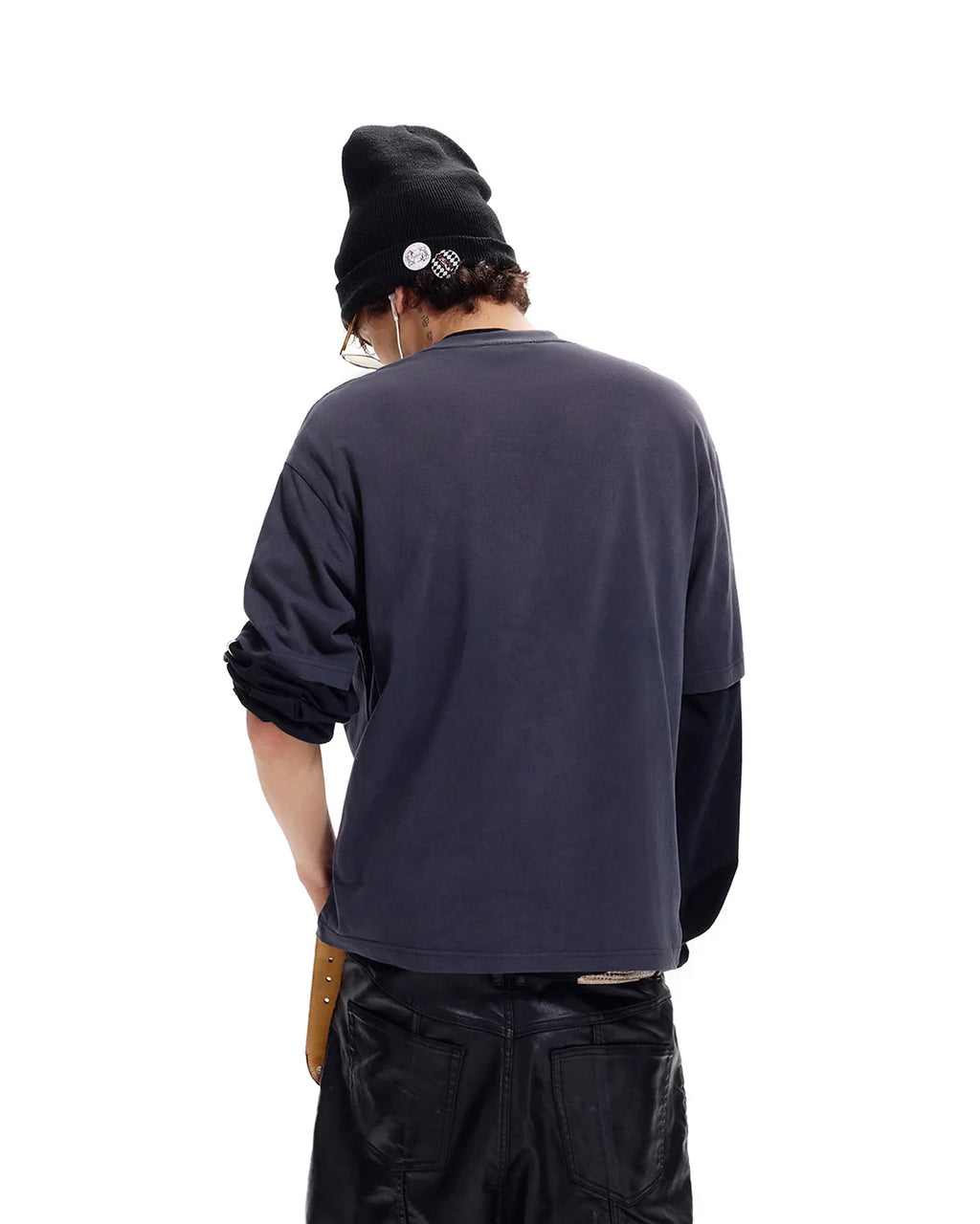 LNM Hand Screen-Printed Knight Washed T-Shirt