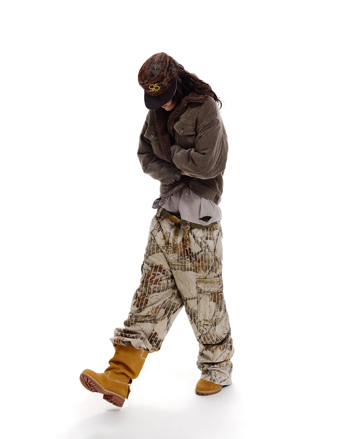LNM Yarn-Dyed Corduroy Sherpa Jacket