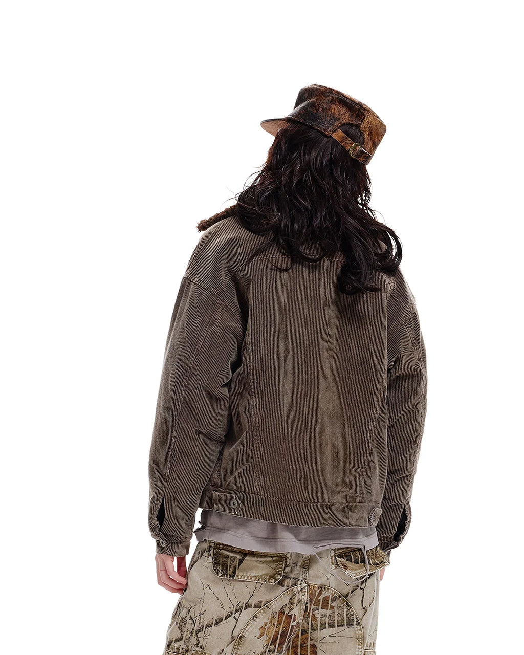 LNM Yarn-Dyed Corduroy Sherpa Jacket