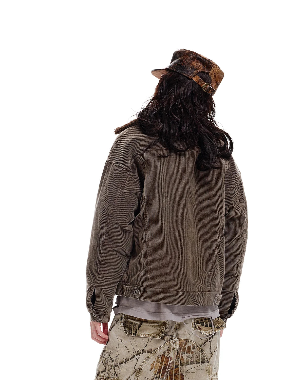 LNM Yarn-Dyed Corduroy Sherpa Jacket
