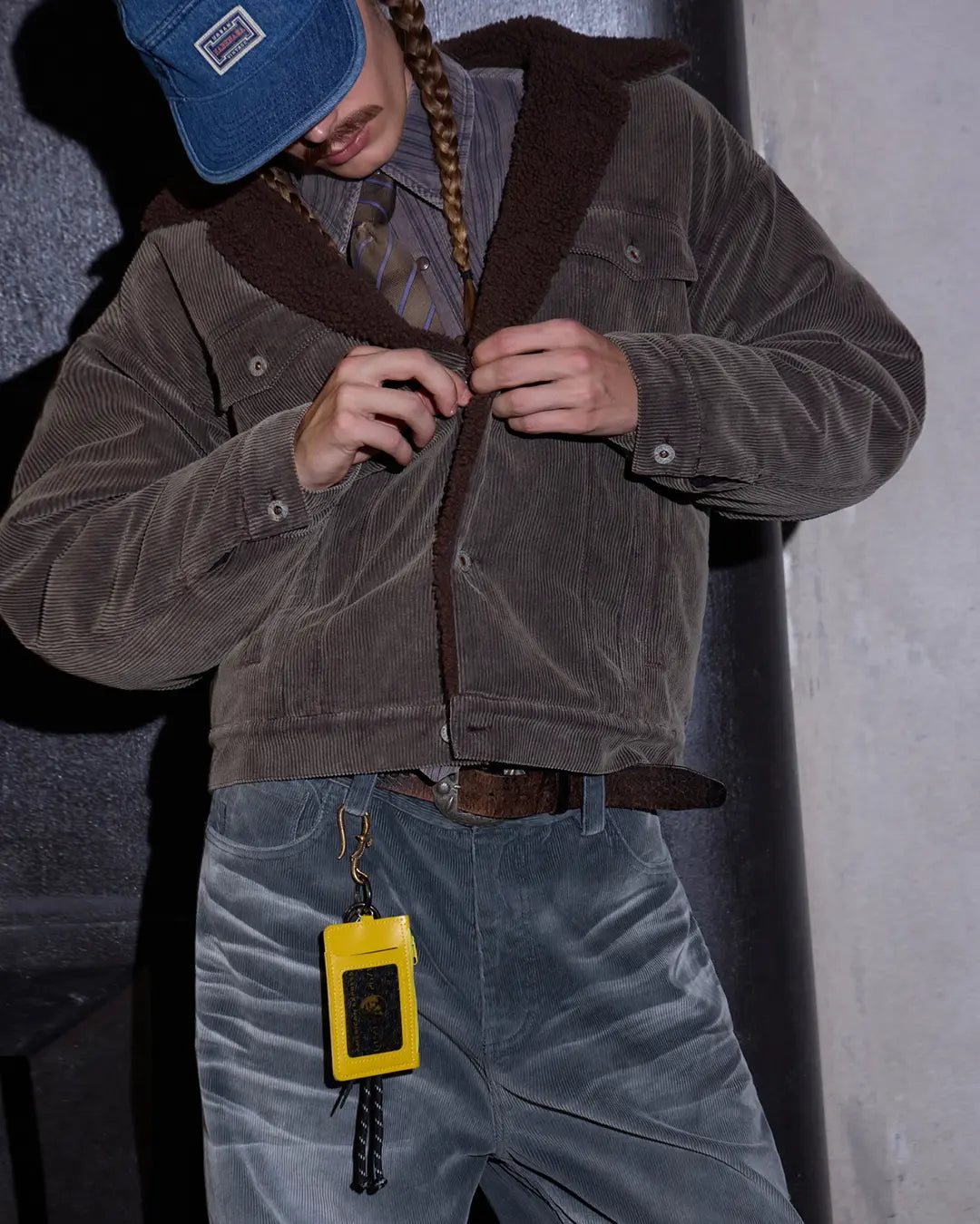 LNM Yarn-Dyed Corduroy Sherpa Jacket