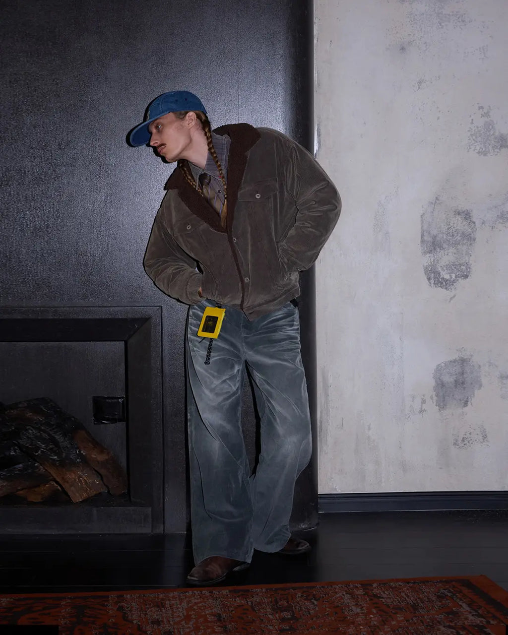 LNM Yarn-Dyed Corduroy Sherpa Jacket