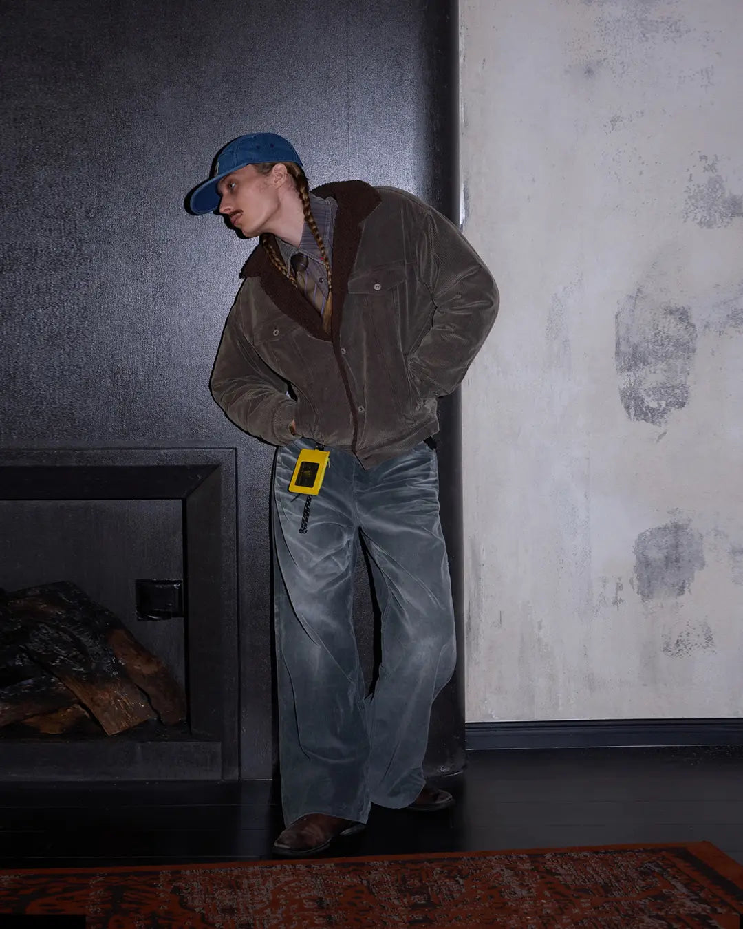 LNM Yarn-Dyed Corduroy Sherpa Jacket