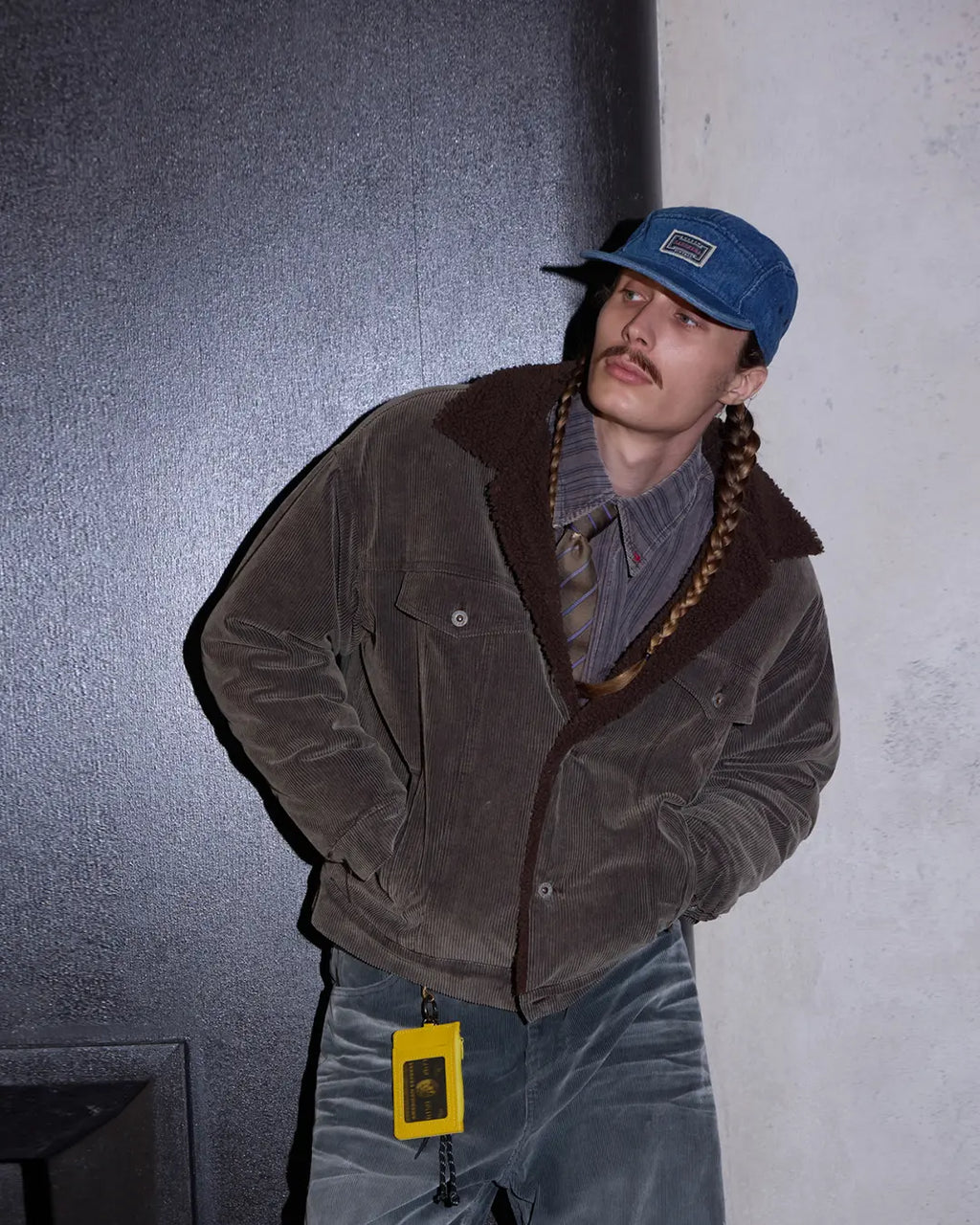 LNM Yarn-Dyed Corduroy Sherpa Jacket
