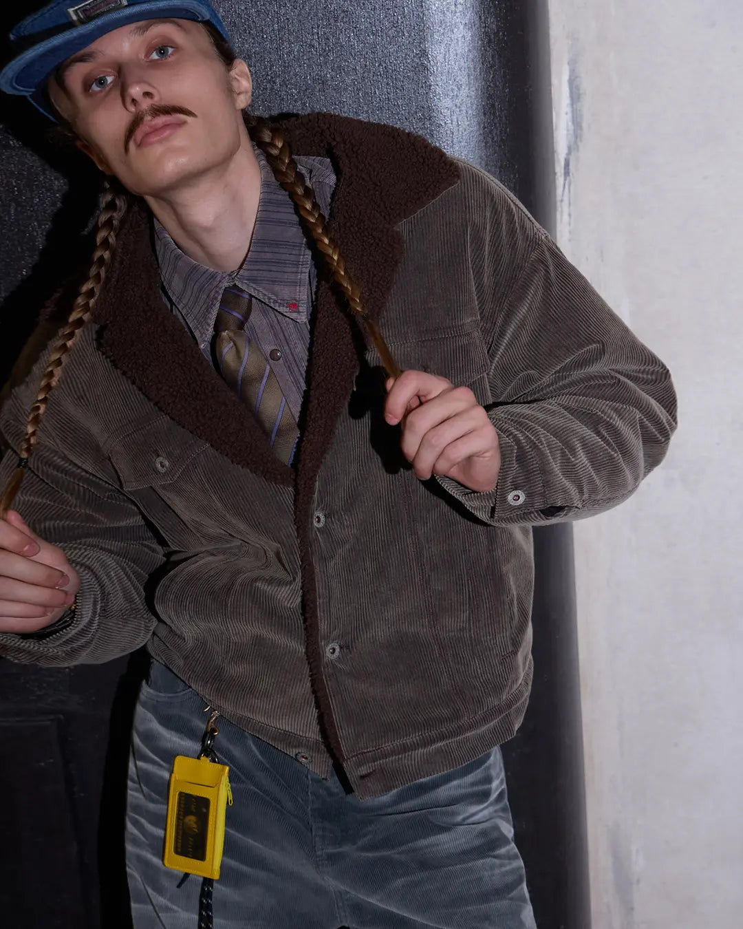 LNM Yarn-Dyed Corduroy Sherpa Jacket