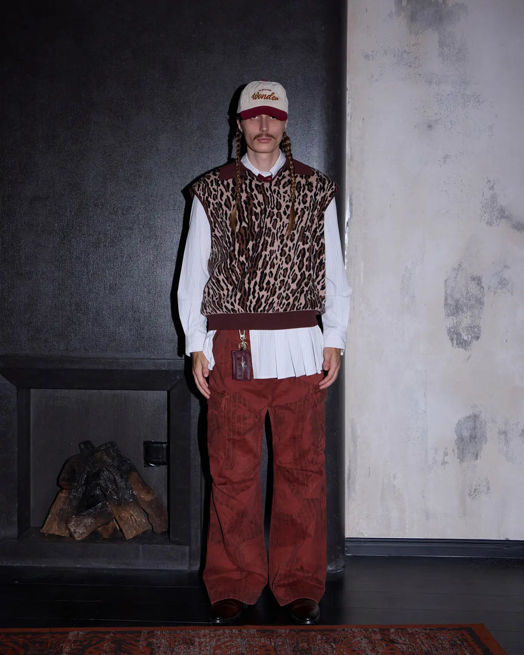 LNM Leopard Print Knit Vest