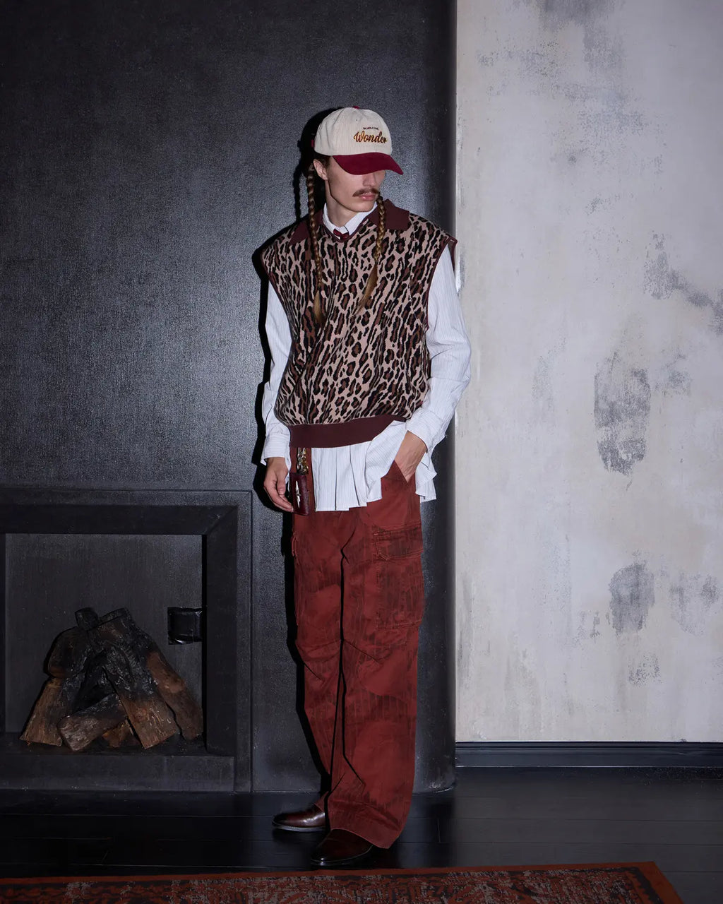 LNM Leopard Print Knit Vest