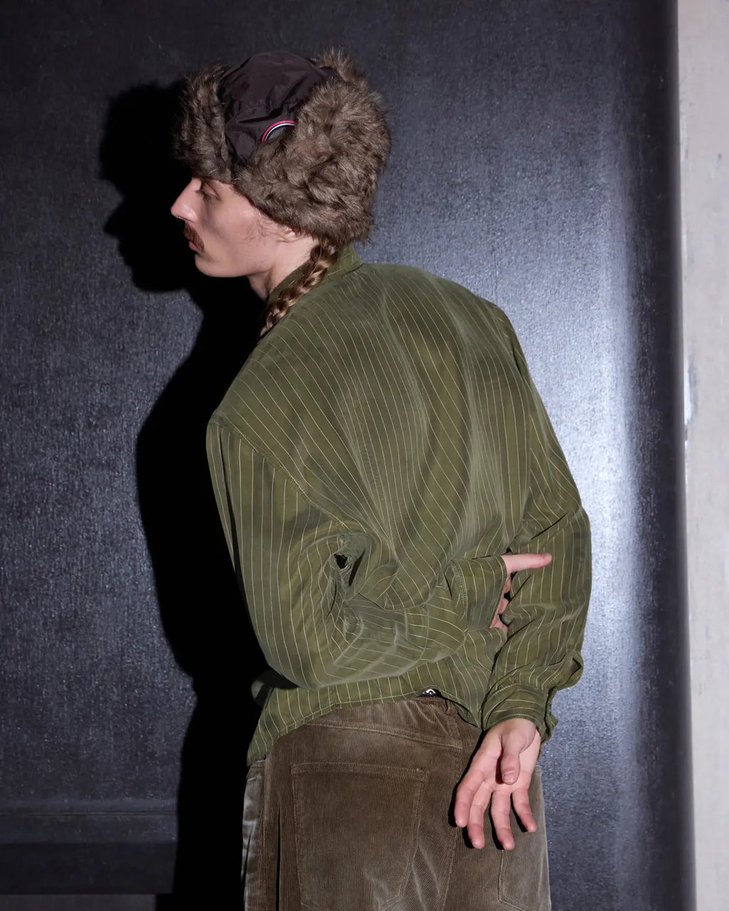 LNM Vintage Brushed Striped Shirt