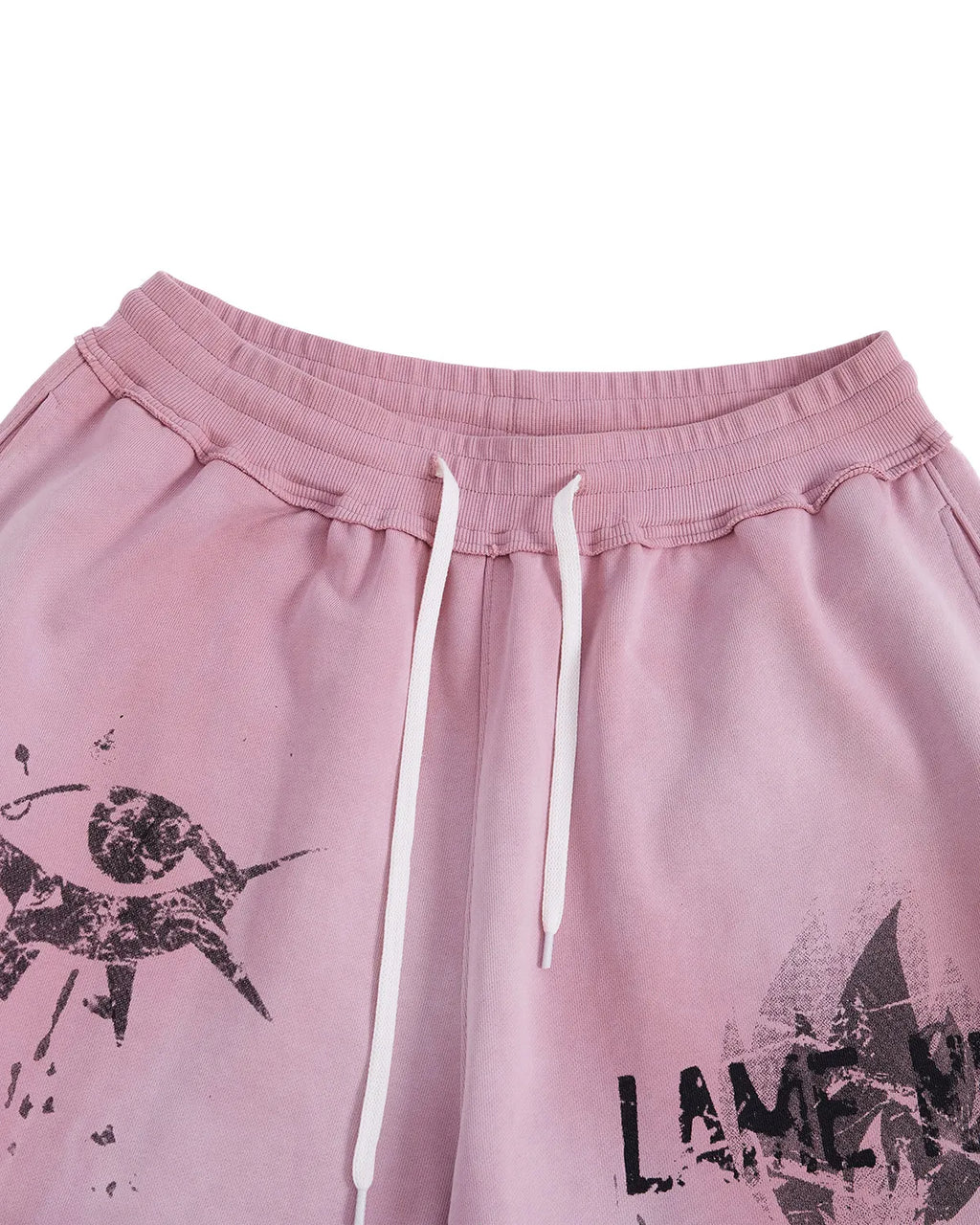 LNM Hand-Drawn Graffiti Print Sweatpants