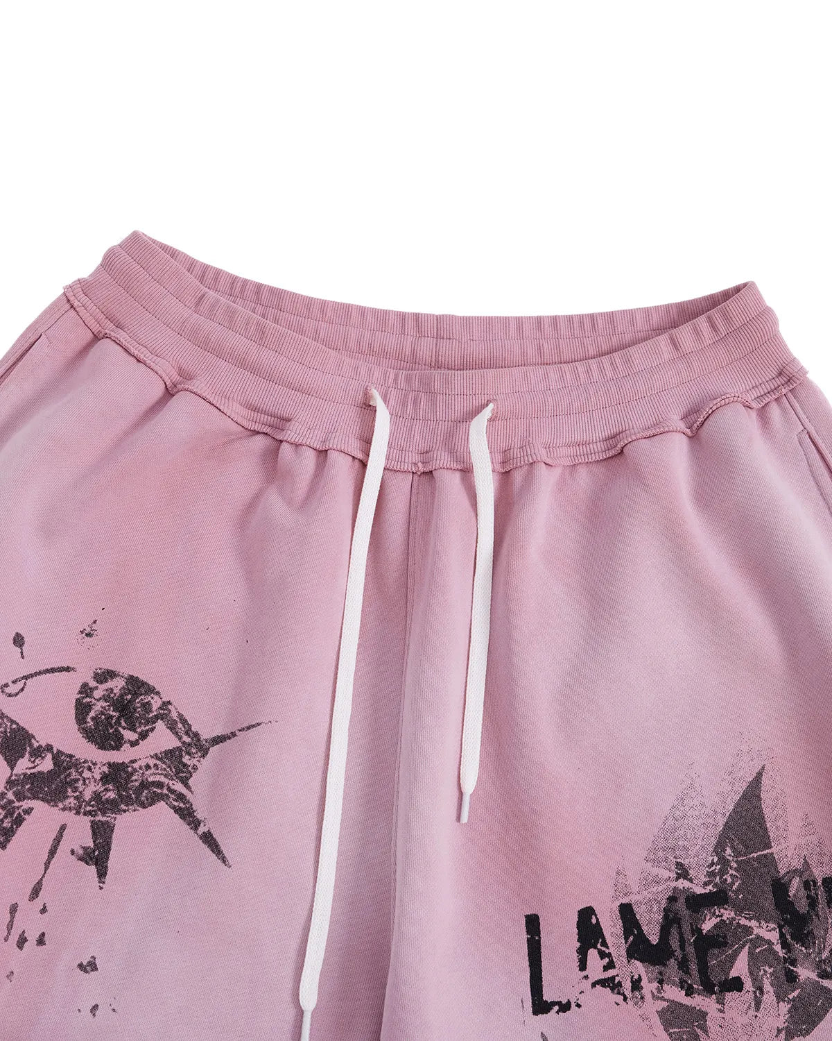 LNM Hand-Drawn Graffiti Print Sweatpants