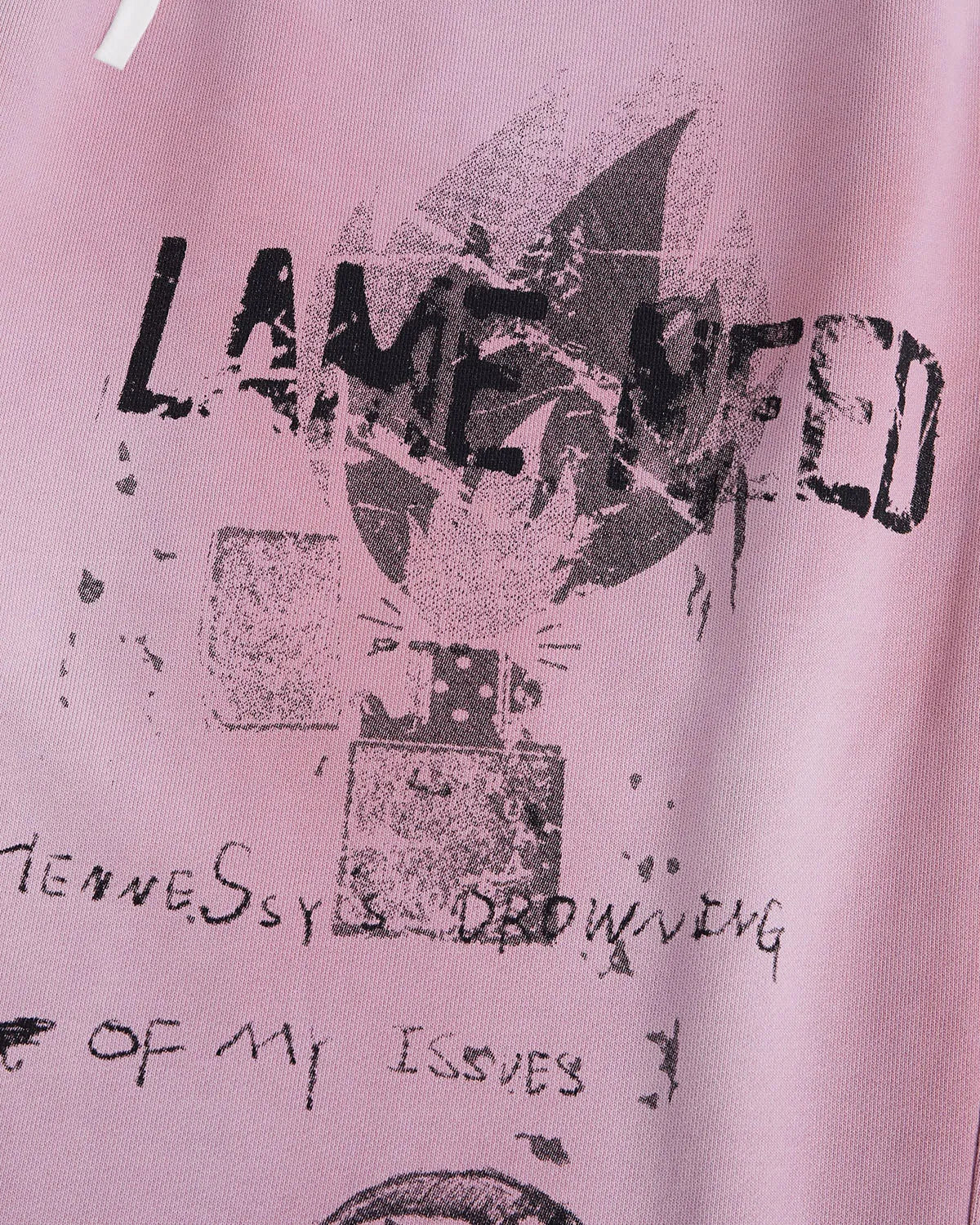 LNM Hand-Drawn Graffiti Print Sweatpants
