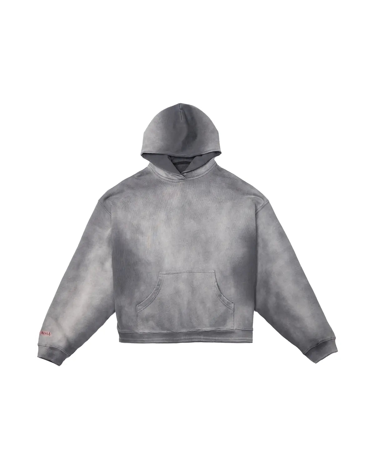 LNM Washed Grey Oversized Hoodie