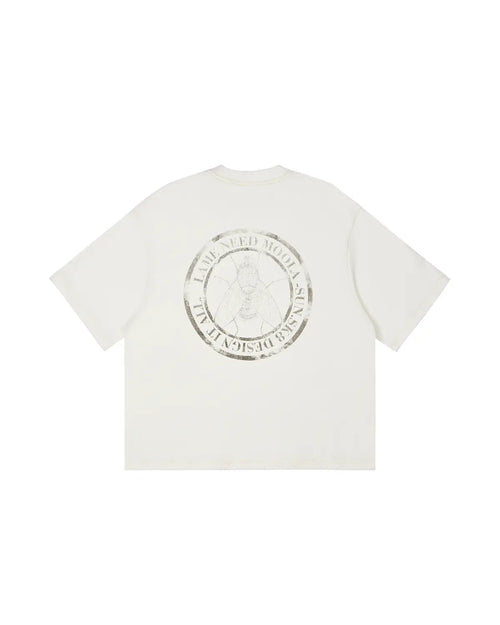 LNM Brand Slogan Graphic Short-Sleeve T-Shirt