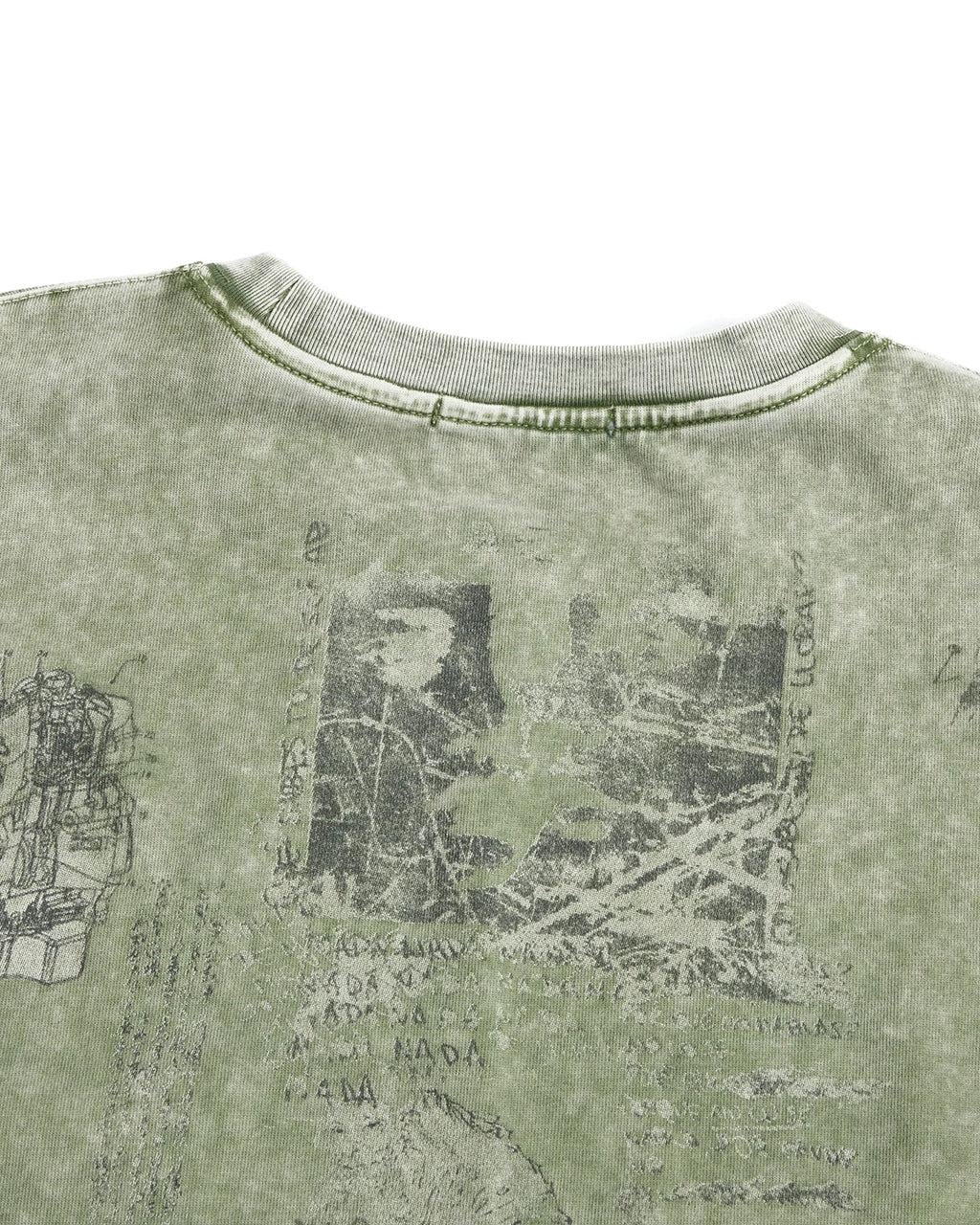 LNM Street Graffiti Washed Long-Sleeve T-Shirt