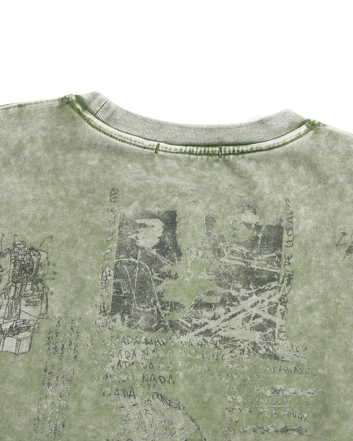 LNM Street Graffiti Washed Long-Sleeve T-Shirt