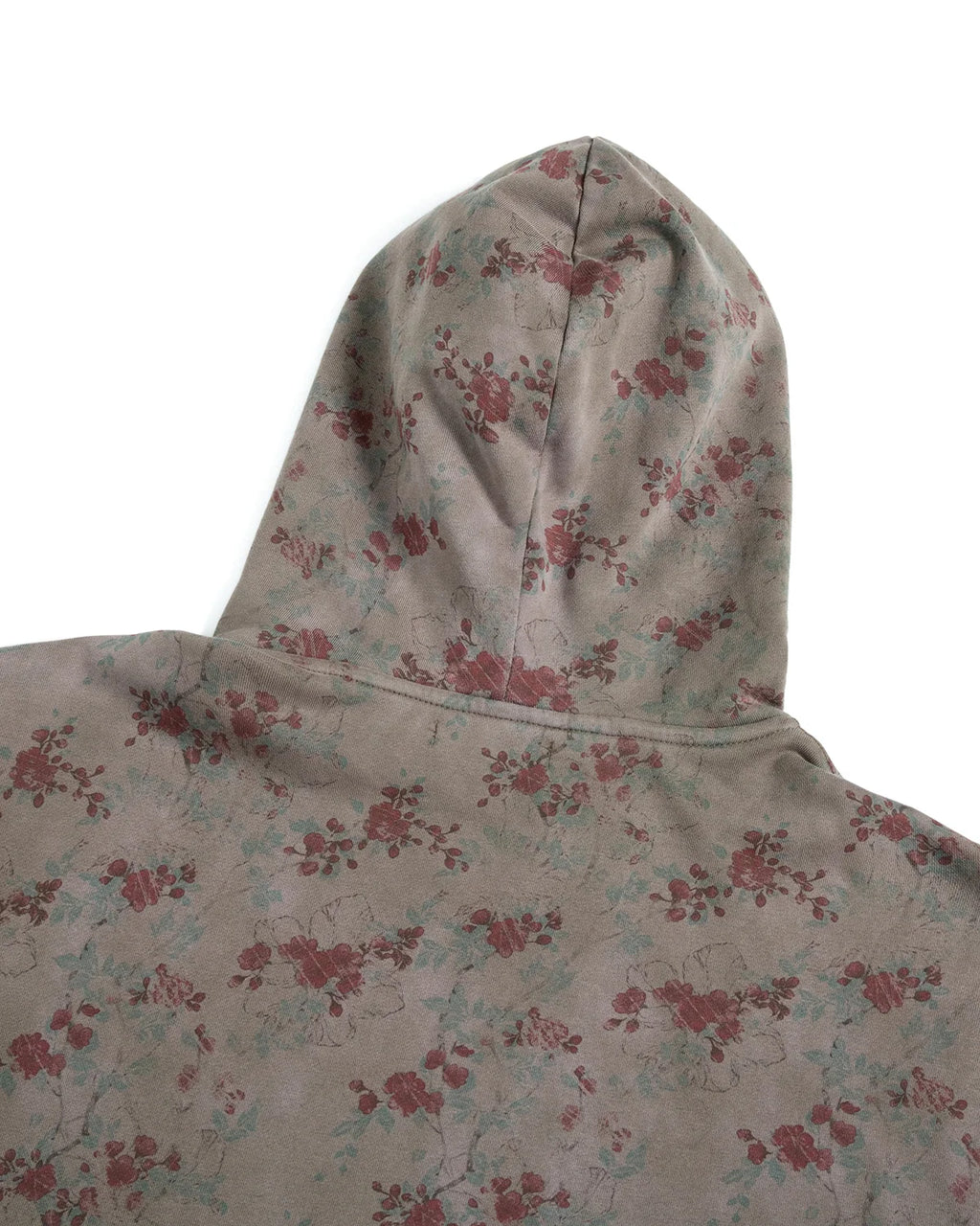 LNM All-Over Plum Blossom Print Hoodie