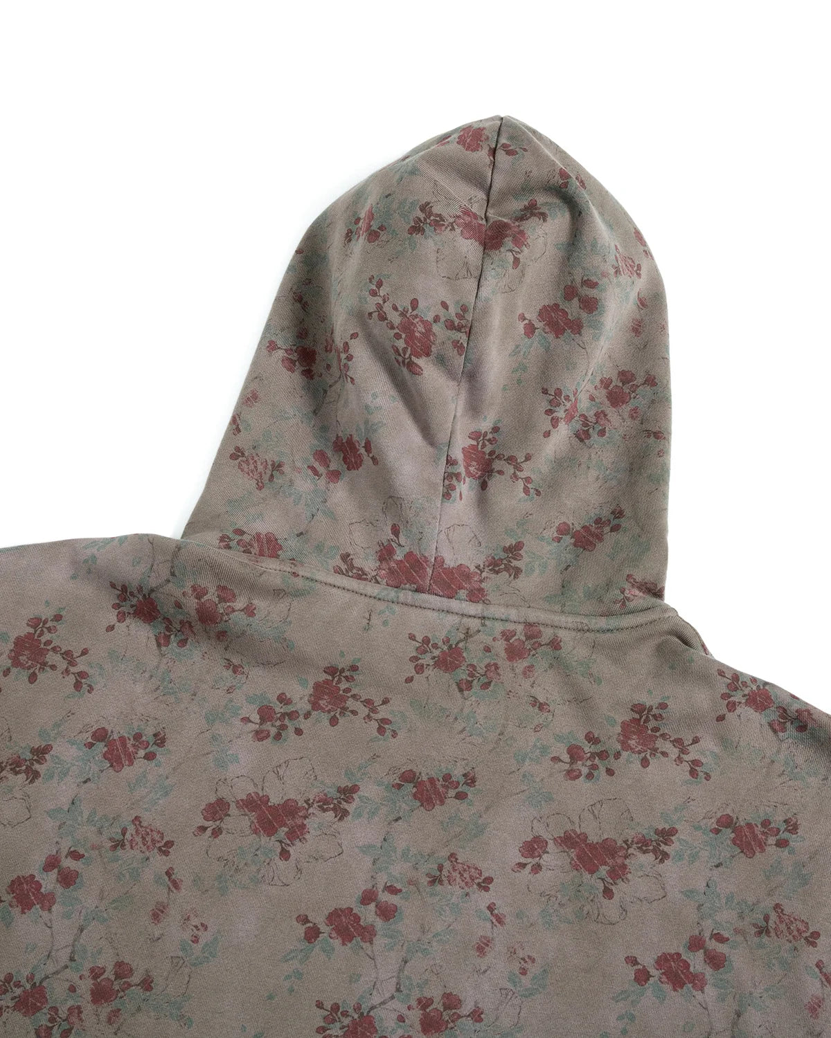 LNM All-Over Plum Blossom Print Hoodie