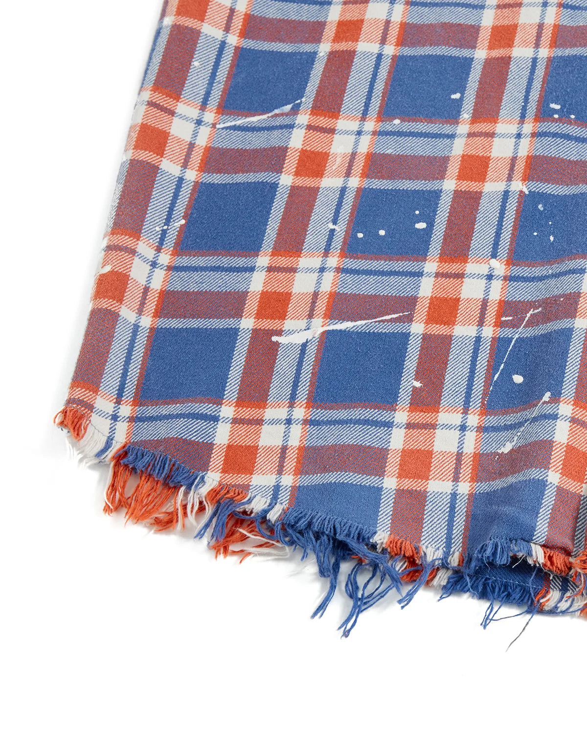 LNM Washed Distressed Plaid Shirt