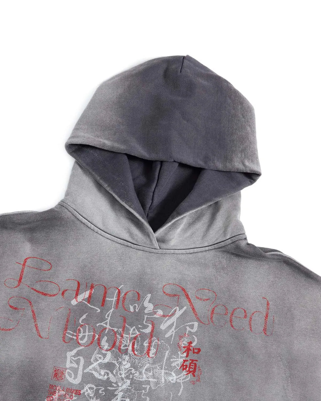 LNM Vintage Chinese Ink Graffiti Hoodie