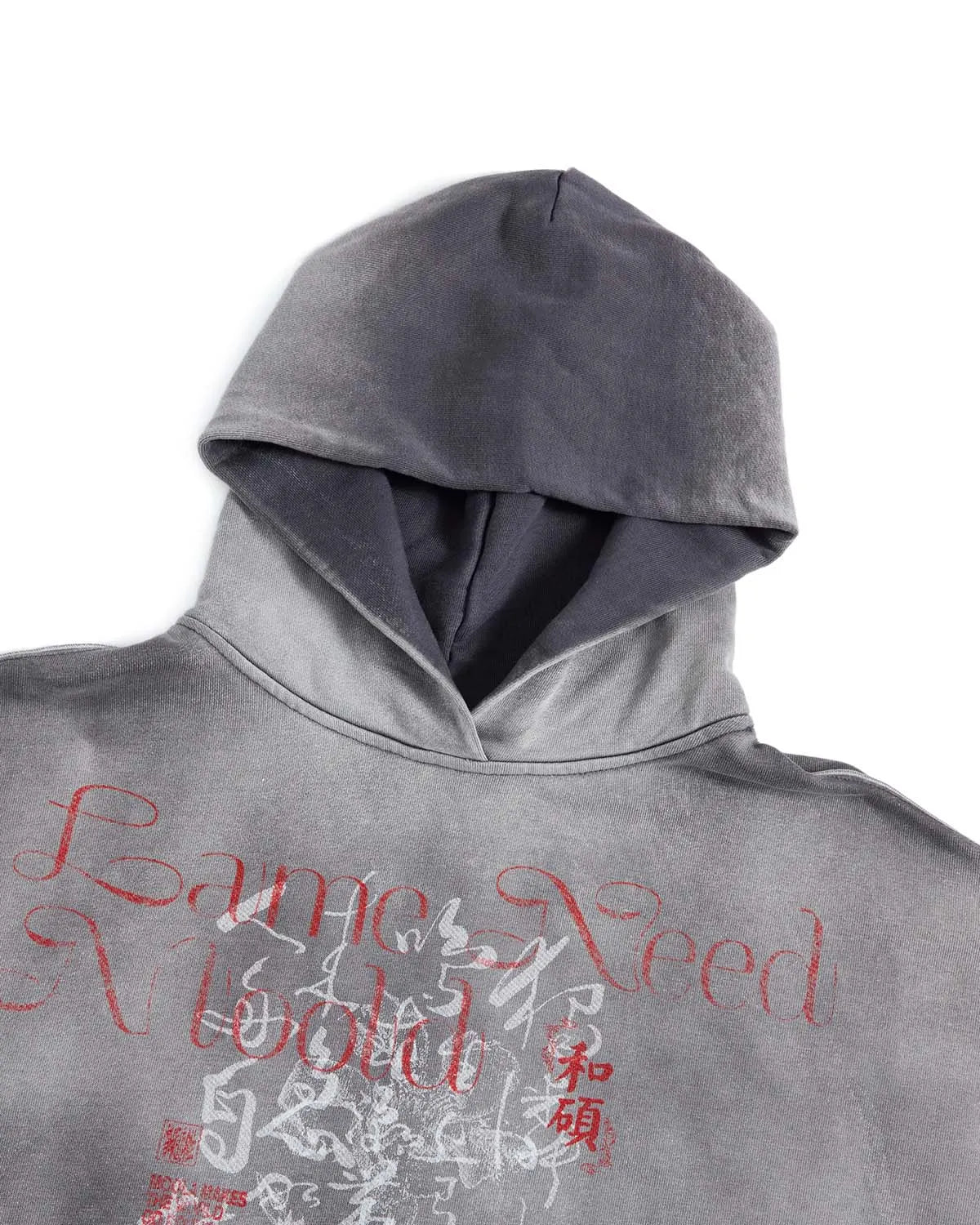LNM Vintage Chinese Ink Graffiti Hoodie