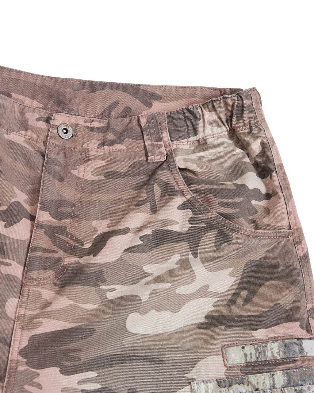 LNM Distressed Camo Cargo Pants