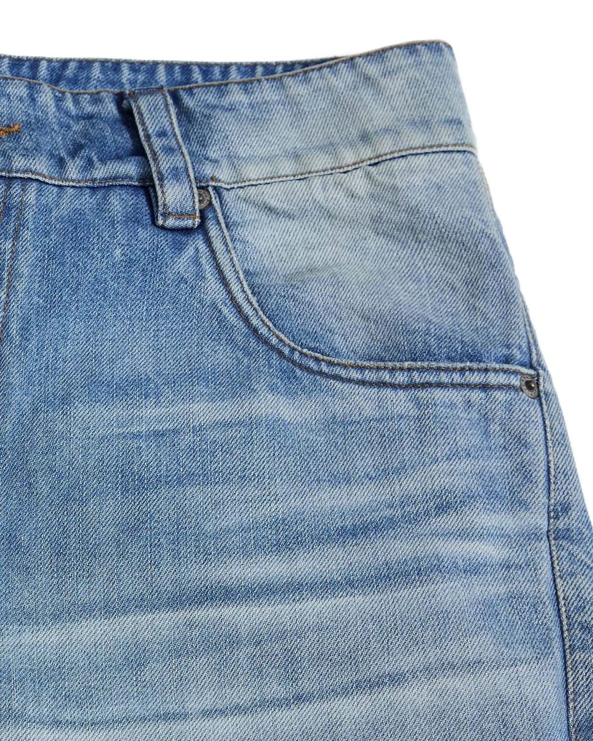 LNM Light Blue Whisker-Wash Jeans