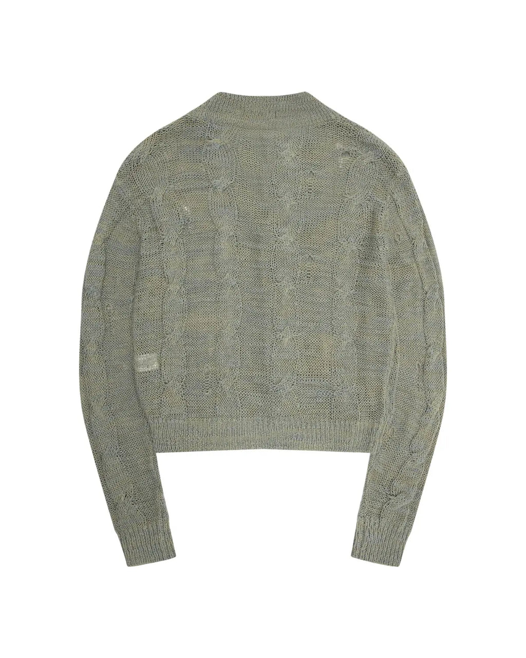 LNM Openwork Cable Knit Cardigan