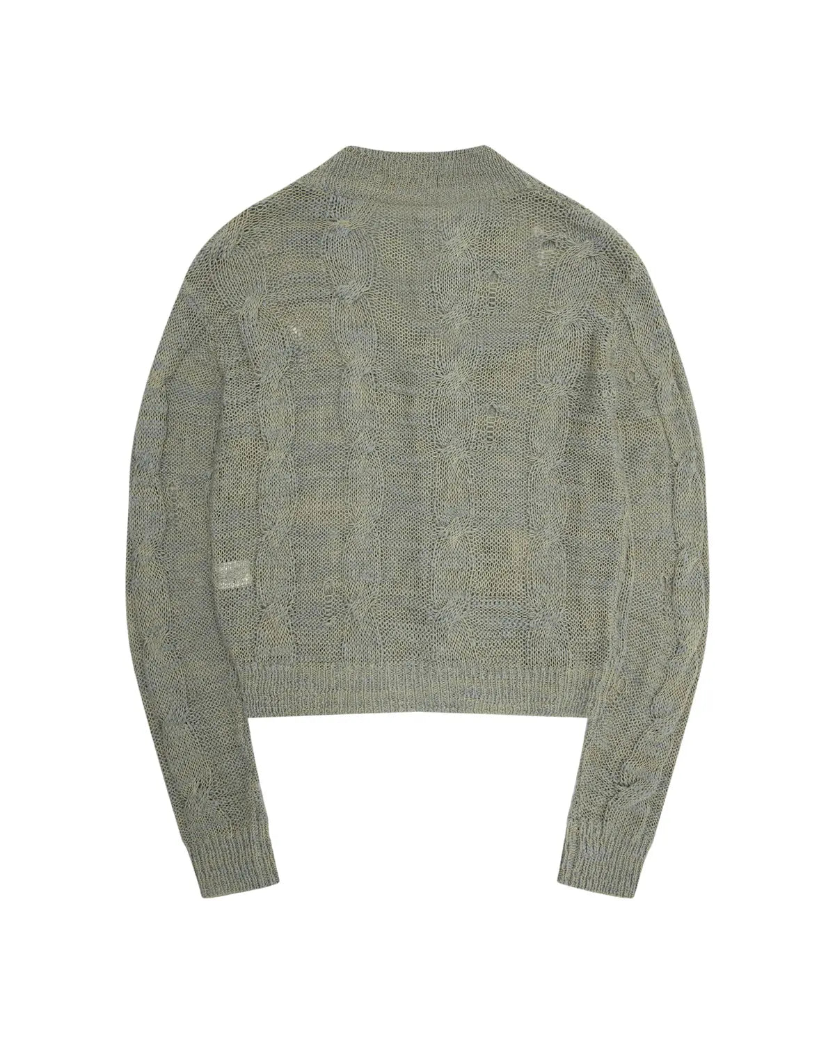 LNM Openwork Cable Knit Cardigan