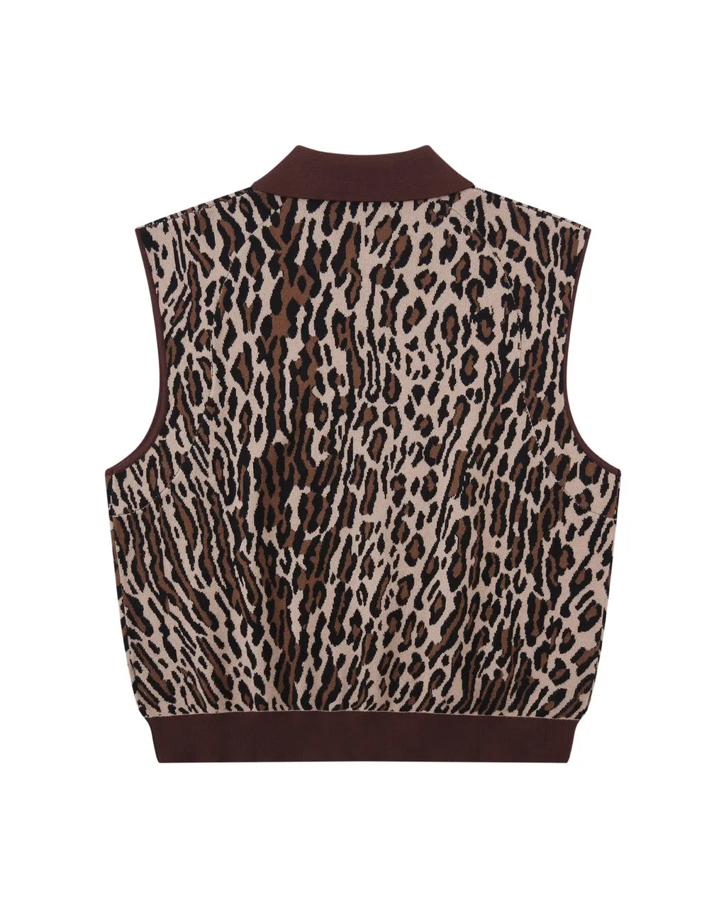 LNM Leopard Print Knit Vest