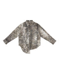 LNM Irregular Gradient Leopard Print Shirt
