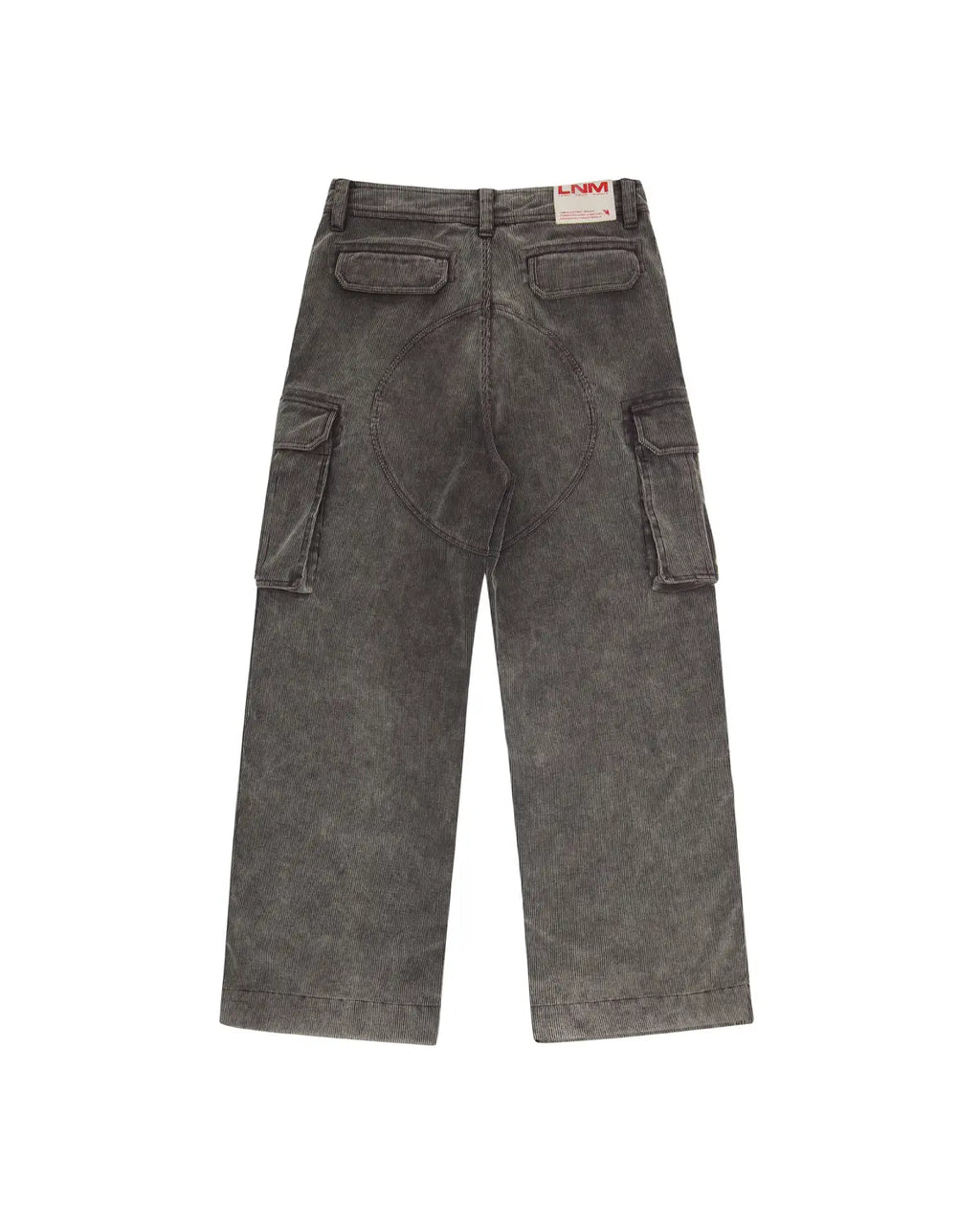 LNM Purple-Brown Corduroy Cargo Pants