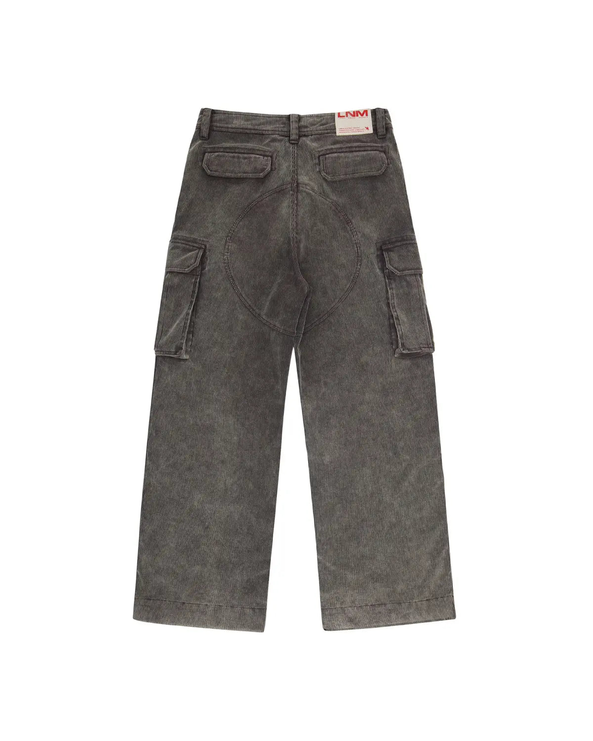 LNM Purple-Brown Corduroy Cargo Pants