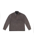 LNM Striped Washed Corduroy Long-Sleeve Shirt