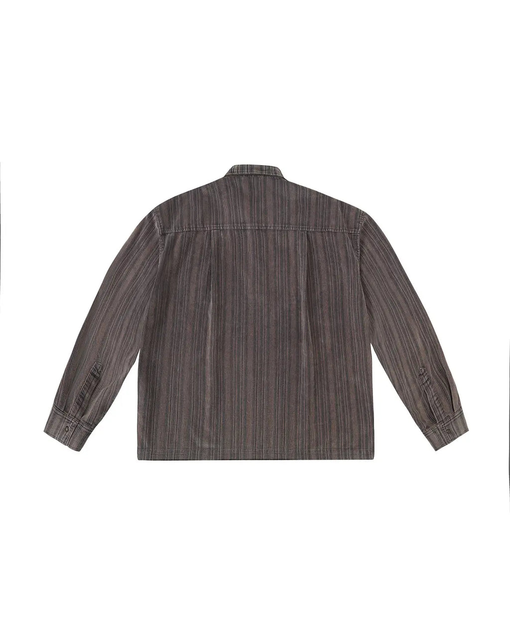LNM Striped Washed Corduroy Long-Sleeve Shirt