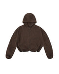 LNM Knit Skull Knight Embroidered Hoodie Jacket