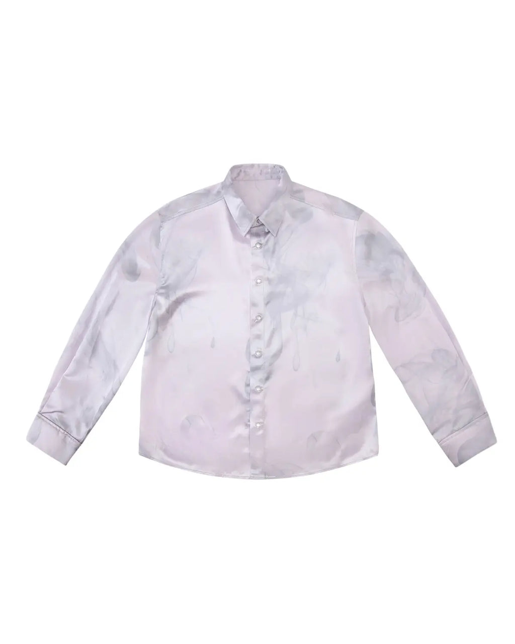 LNM Smoke-Print Acetate Shirt