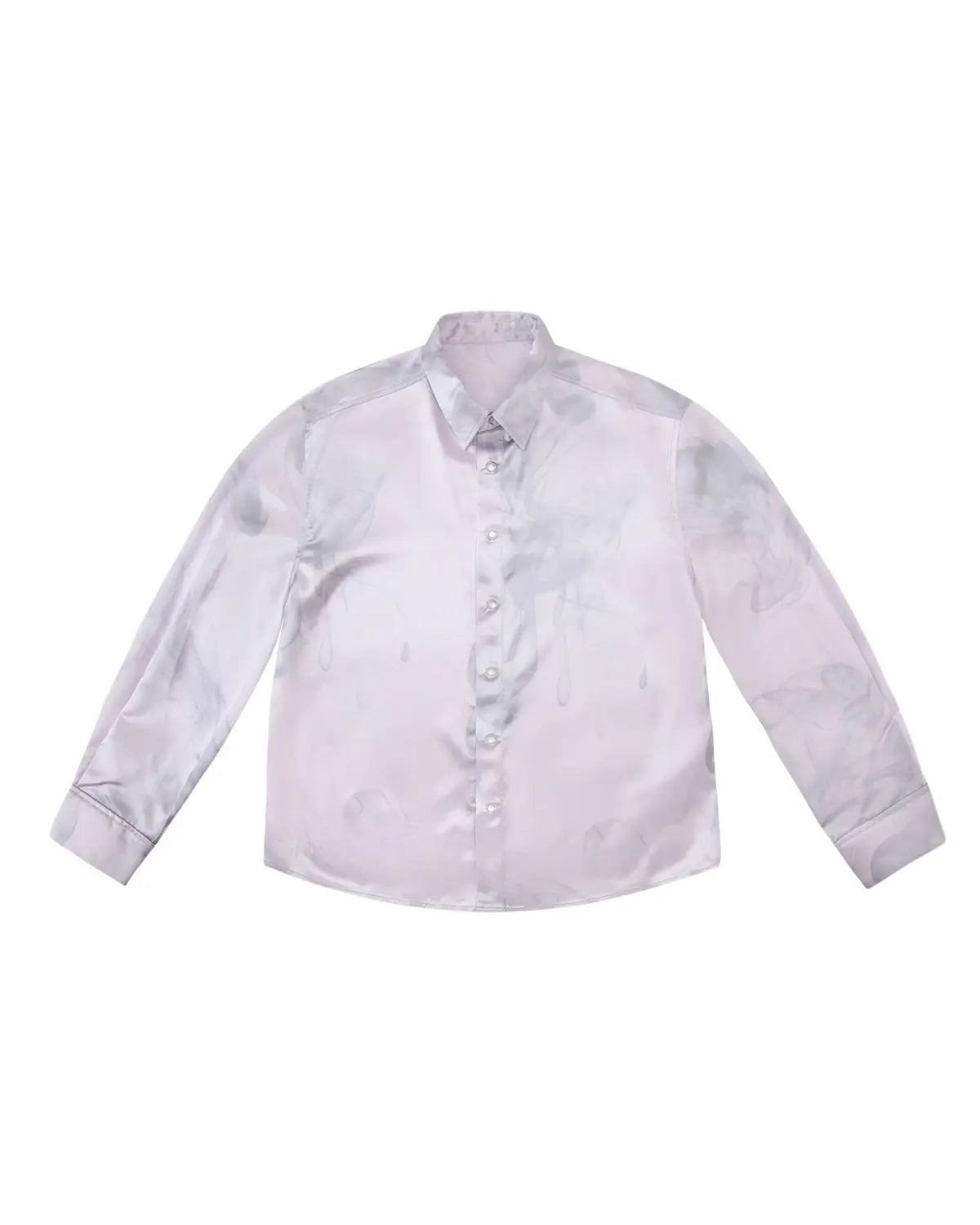 LNM Smoke-Print Acetate Shirt