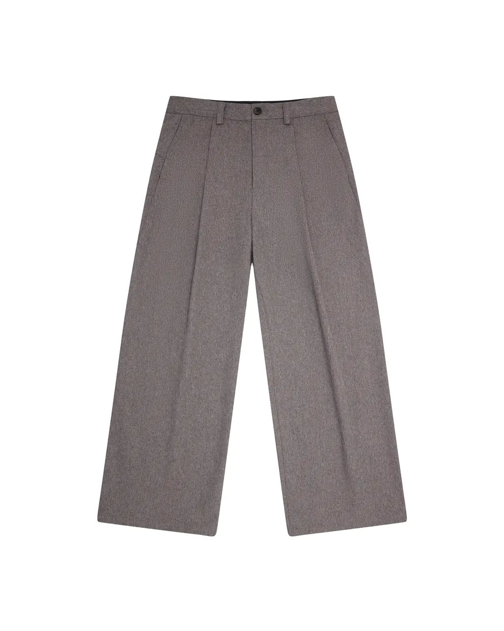 LNM Pleated Wide-Leg Dress Pants
