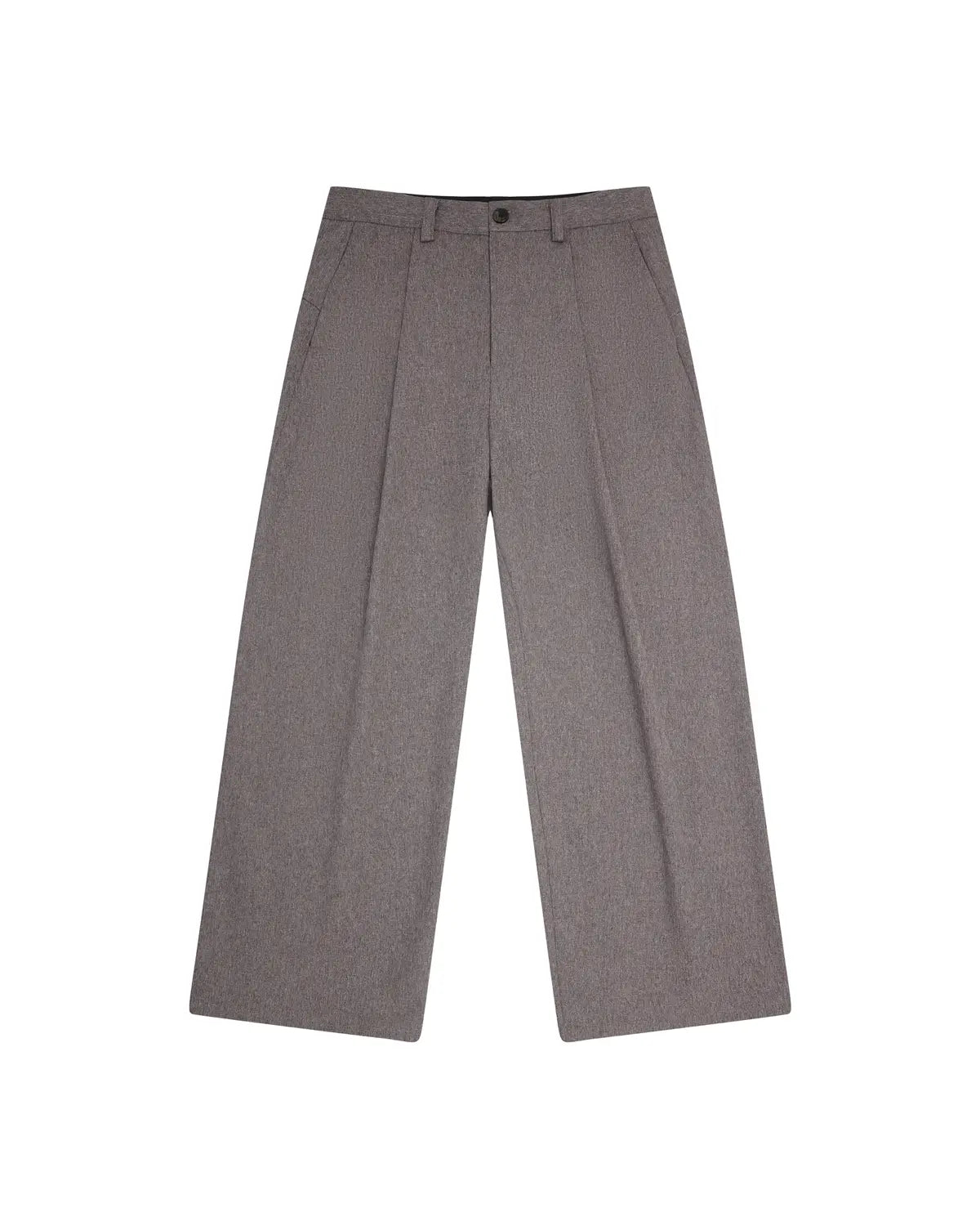 LNM Pleated Wide-Leg Dress Pants