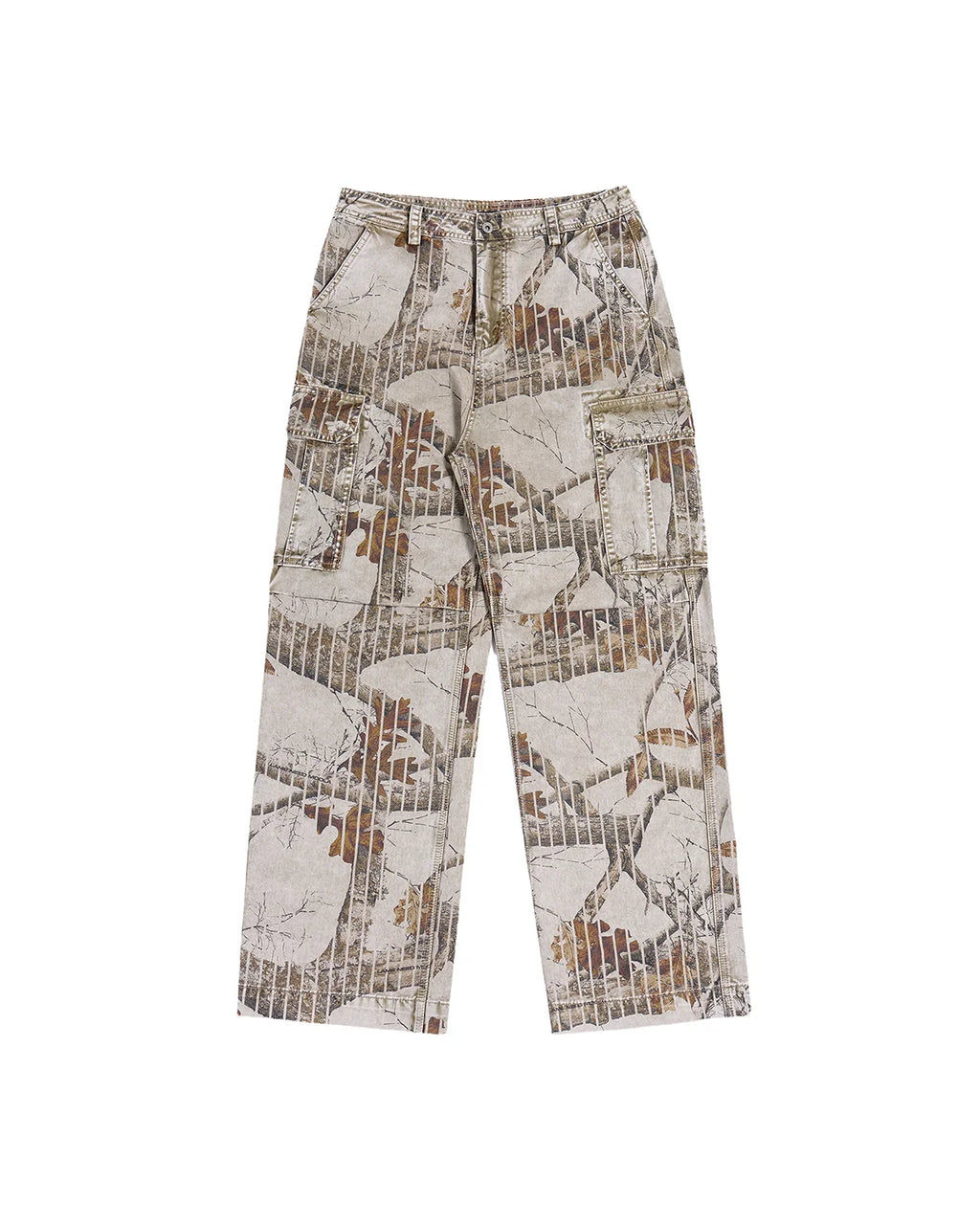 LNM Washed Realtree Cargo Pants Brown