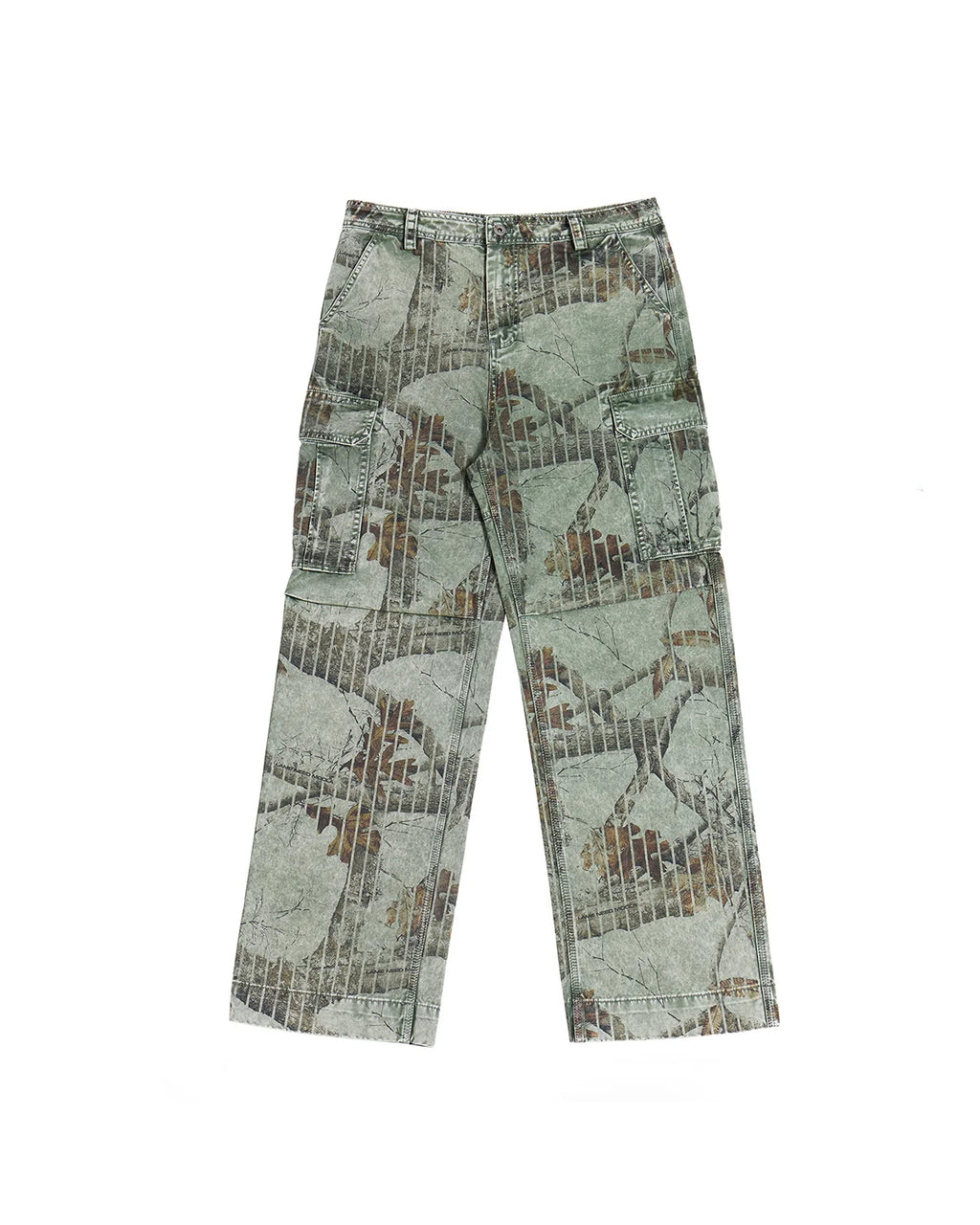 LNM Washed Realtree Cargo Pants Green
