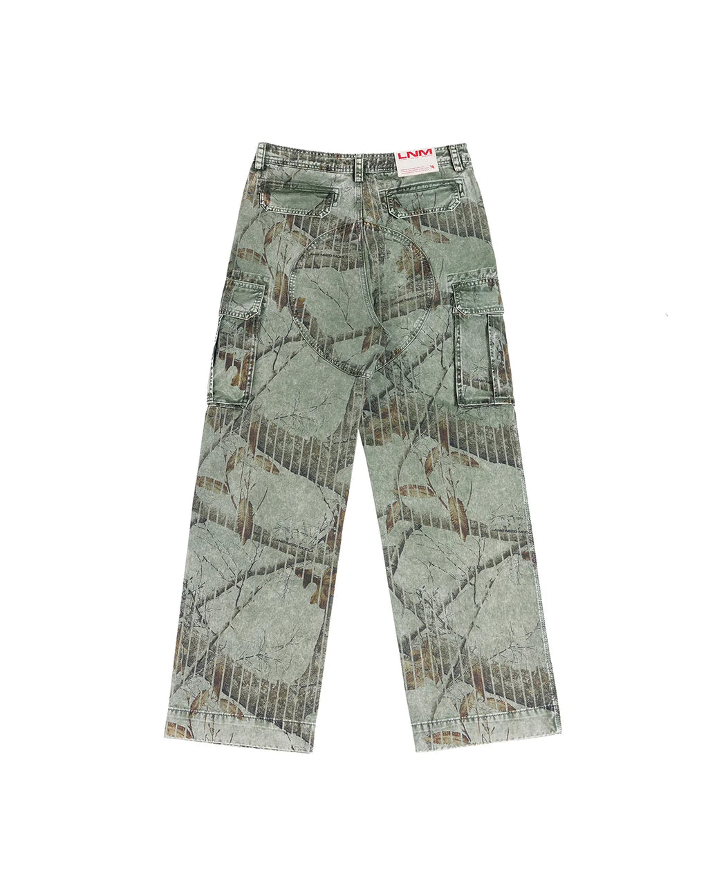 LNM Washed Realtree Cargo Pants Green