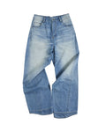 LNM Light Blue Whisker-Wash Jeans