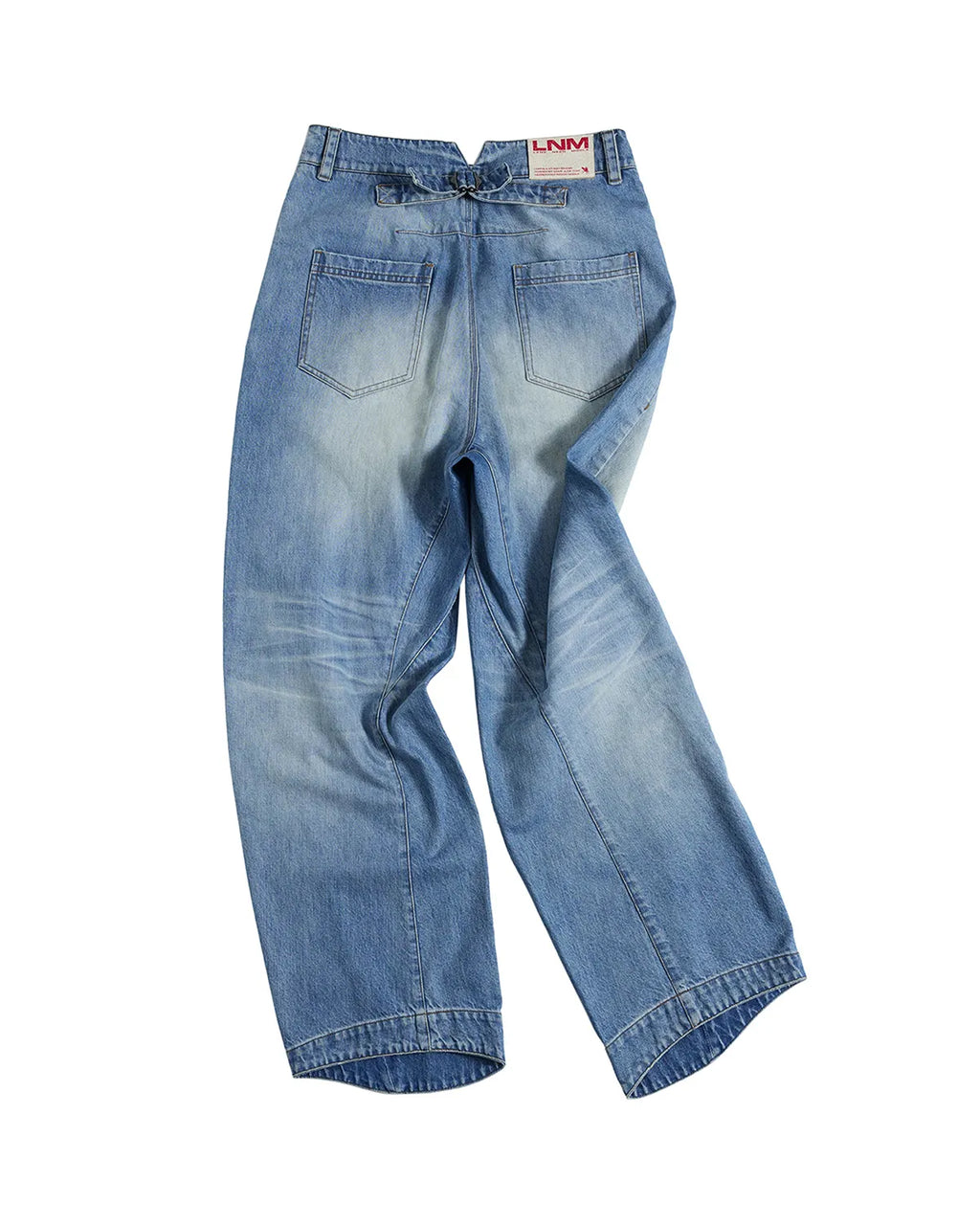 LNM Light Blue Whisker-Wash Jeans