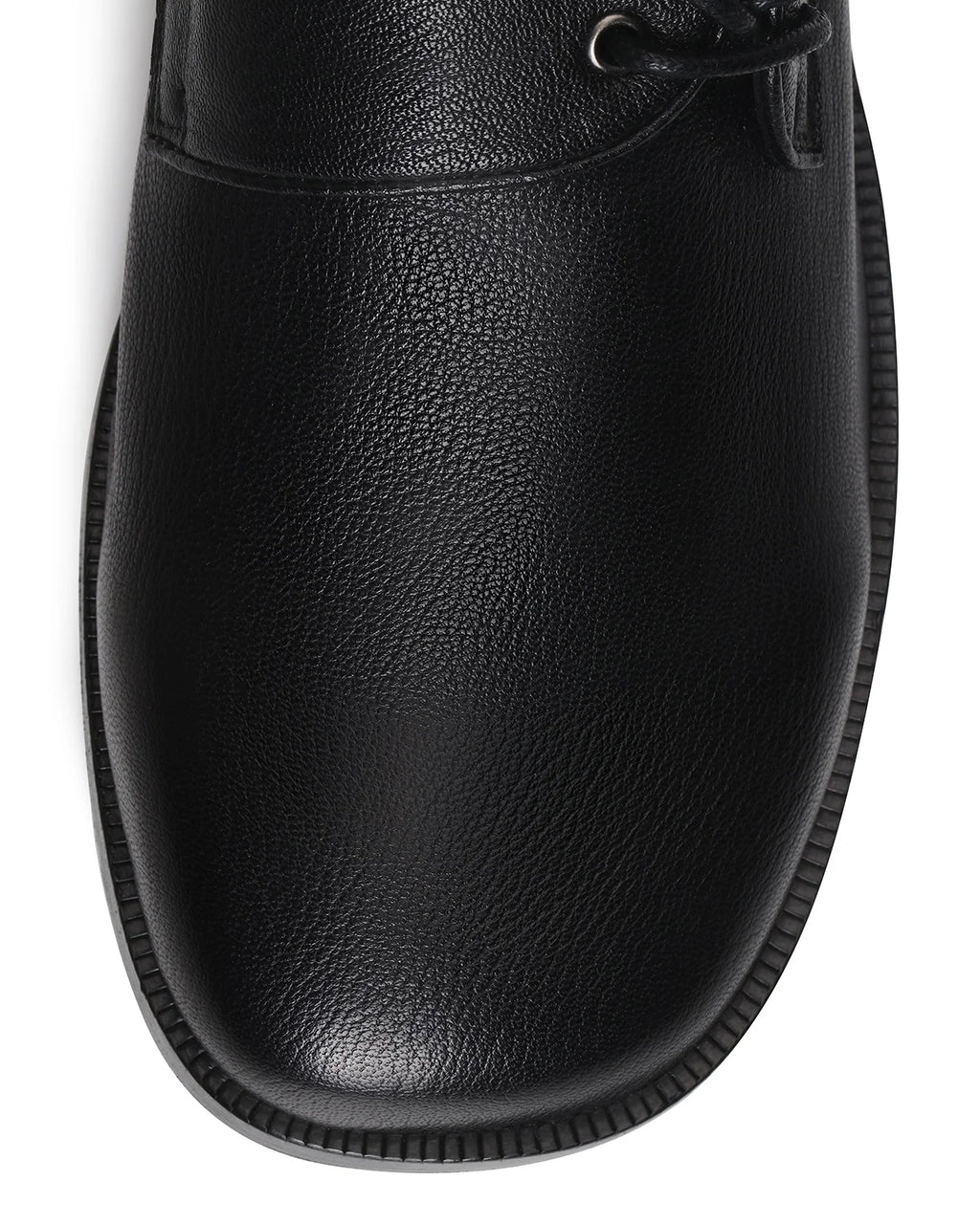 LNM Textured Lambskin Leather-Sole Derby