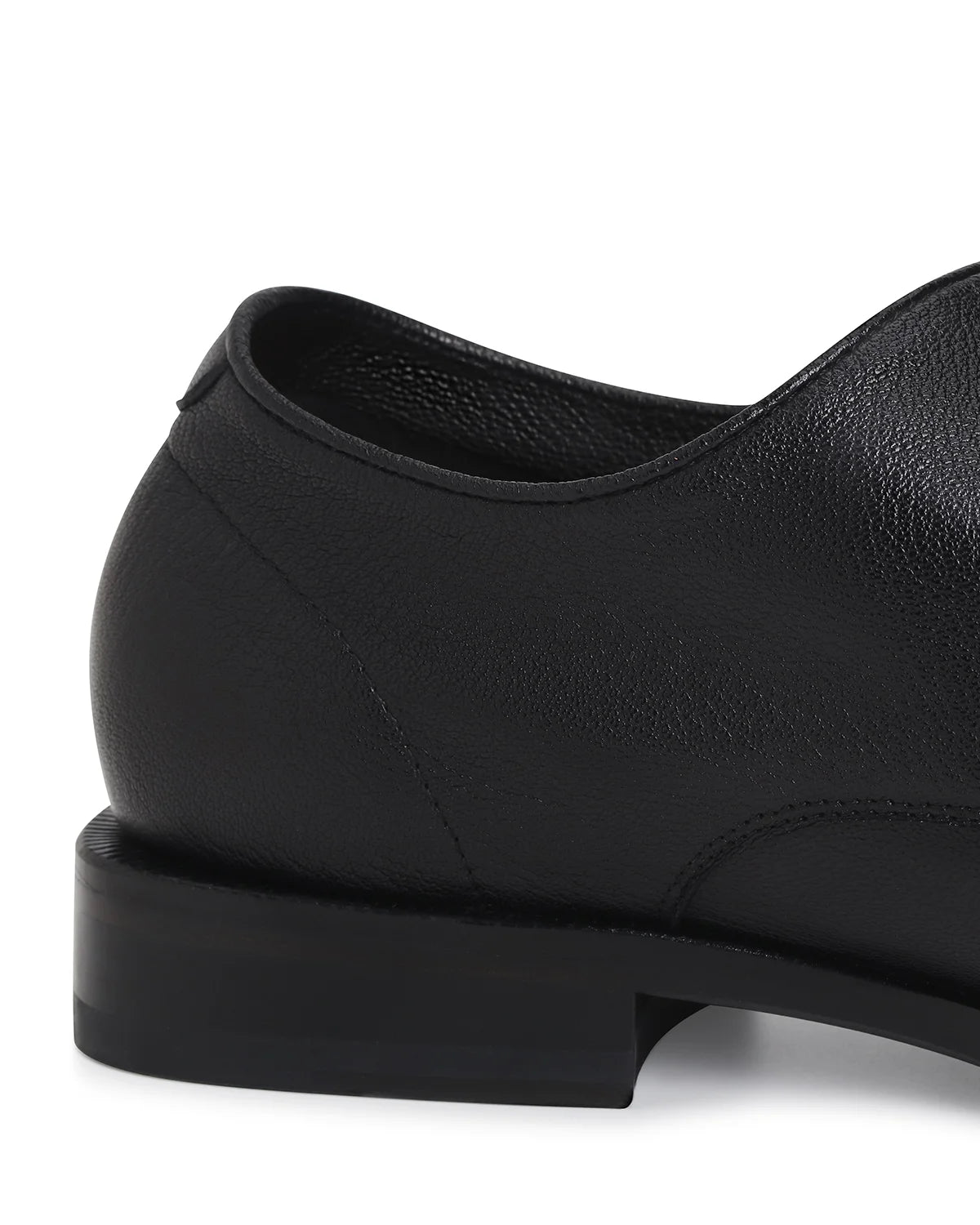 LNM Textured Lambskin Leather-Sole Derby