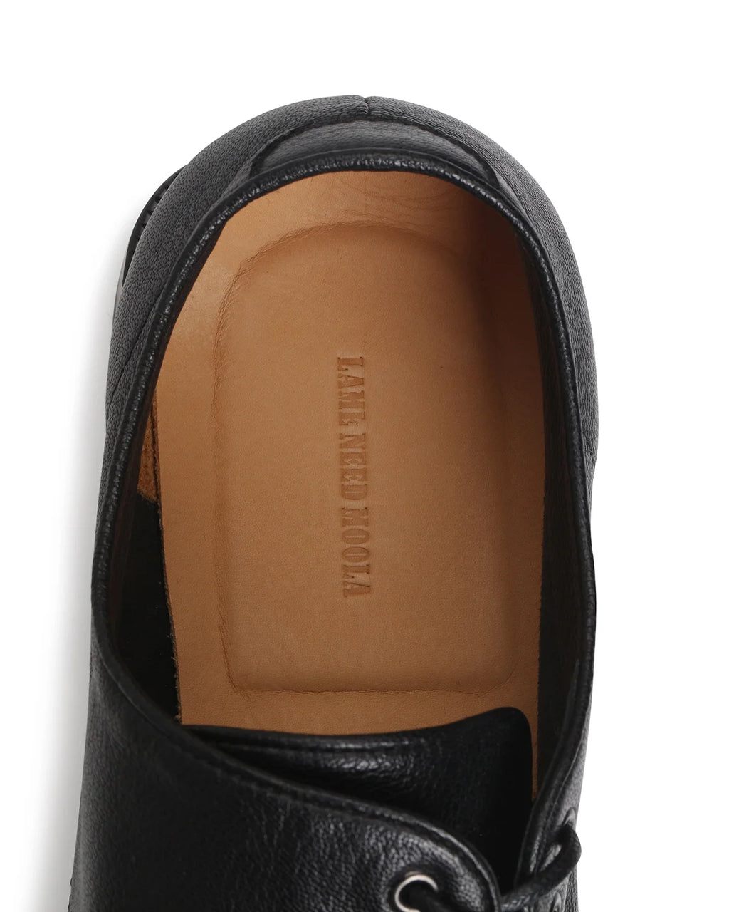 LNM Textured Lambskin Leather-Sole Derby